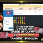 BUKTI JACKPOT SLOT GATES OF OLYMPUS TERPERCAYA DI INDONESIA TGL 13-10-2024