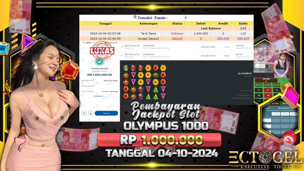 BUKTI JACKPOT SLOT GATES OF OLYMPUS 1000 TERPERCAYA DI INDONESIA TGL 04-10-2024