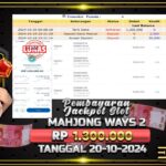 BUKTI JACKPOT SLOT MAHJONG WAYS 2 TERPERCAYA DI INDONESIA TGL 20-10-2024