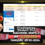 BUKTI JACKPOT SLOT MAHJONG WAYS 2 TERPERCAYA DI INDONESIA TGL 29-10-2024