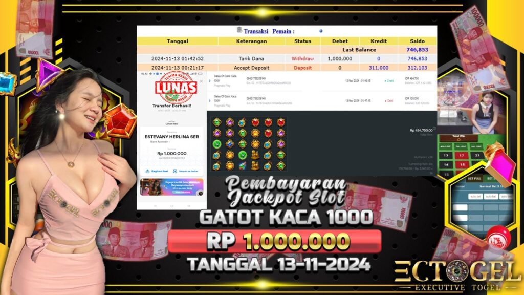 BUKTI JACKPOT SLOT GATES OF GATOT KACA 1000 TERPERCAYA DI INDONESIA TGL 13-11-2024